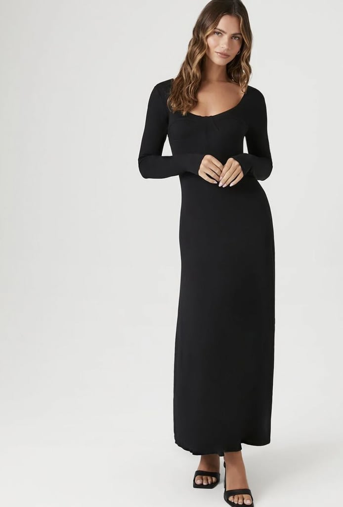 Forever 21 Long-Sleeve Maxi Dress