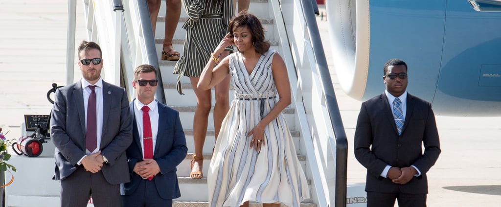 Michelle Obama's Dress Arriving in Spain June 2016
