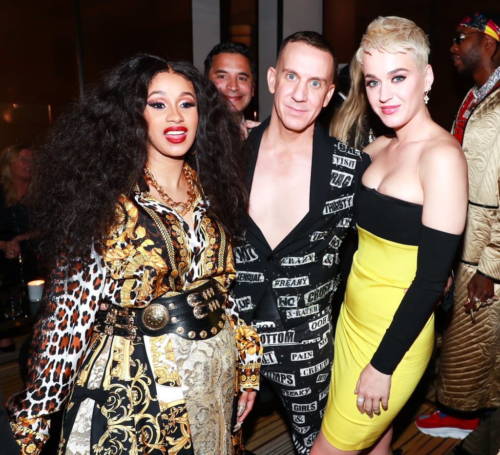 Cardi B, Jeremy Scott, and Katy Perry