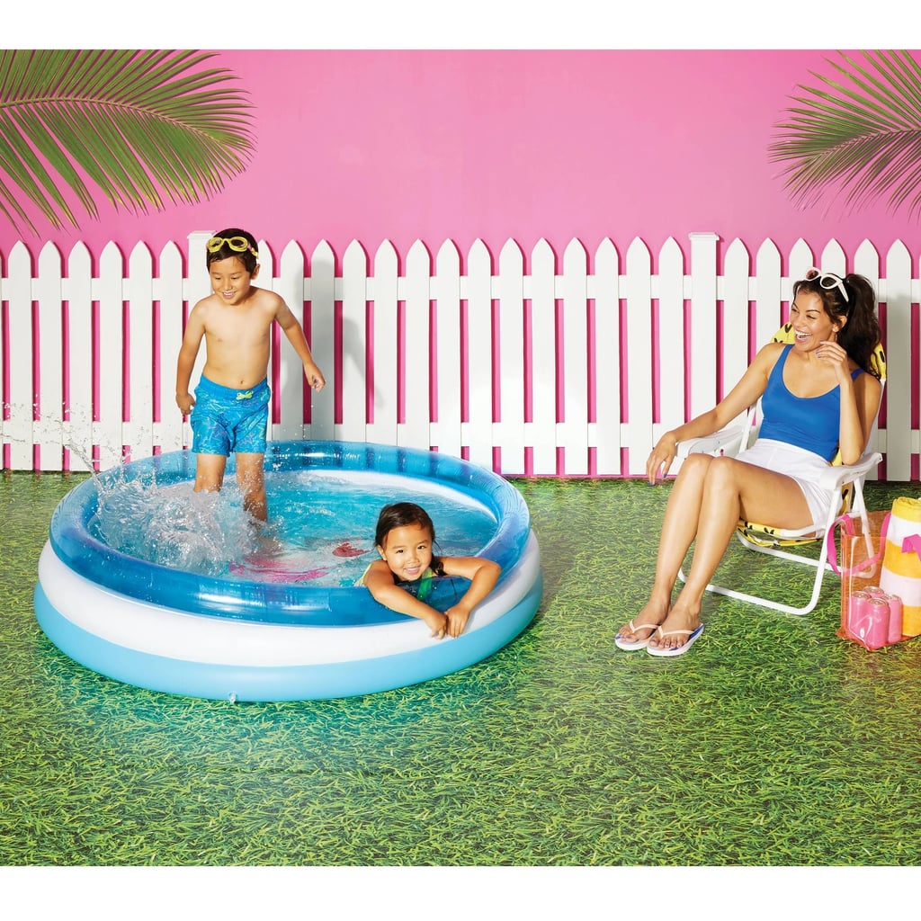 Sun Squad Pool Time Shark Kiddie Pool