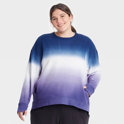 all in motion tie dye sweatshirt