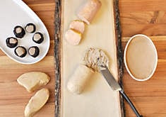 assortment of foie gras treats