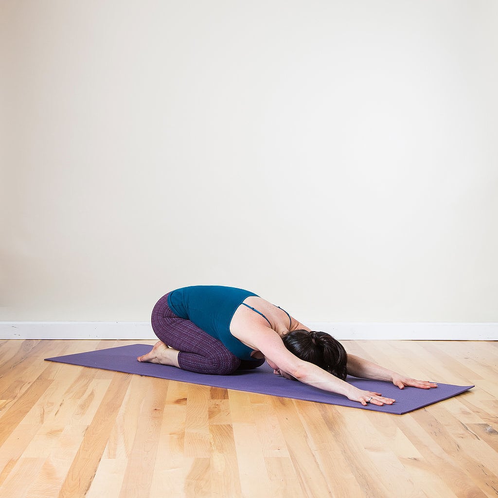 Child's Pose Yoga For Focus POPSUGAR Fitness Photo 2