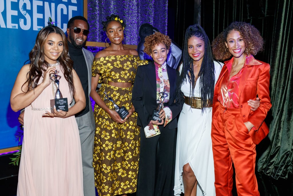 Regina Hall, Diddy, KiKi Layne, Amandla Stenberg, Sanaa Lathan, and Elaine Welteroth