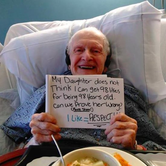 Grandfather's Facebook Photo Goes Viral For His Birthday