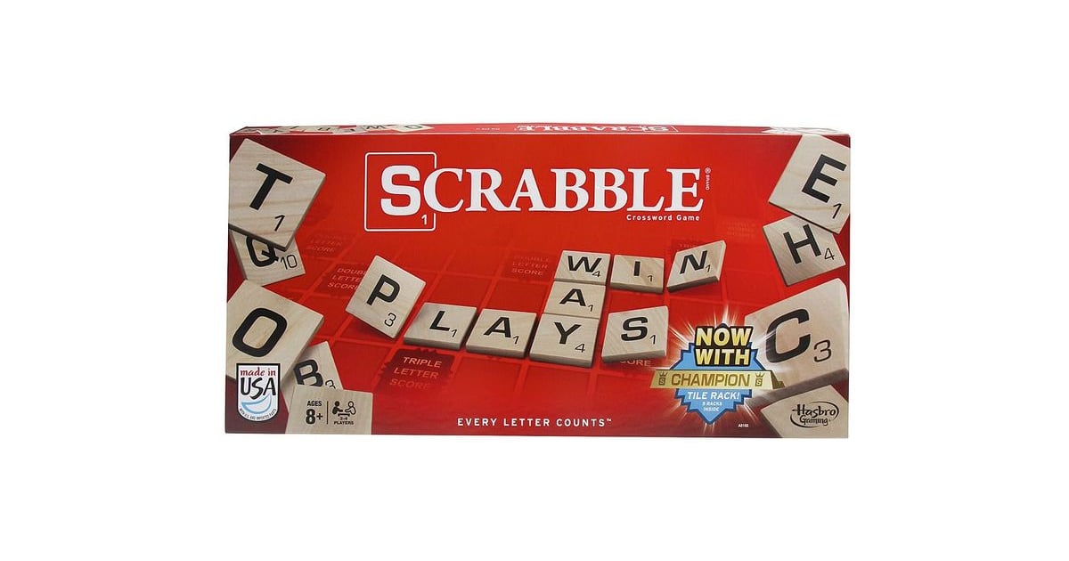 Hasbro Scrabble Word Game by Best Games to Play POPSUGAR Smart