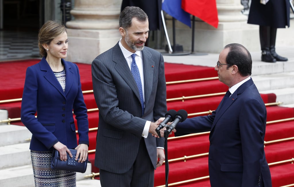 King Felipe VI and Queen Letizia in France March 2015