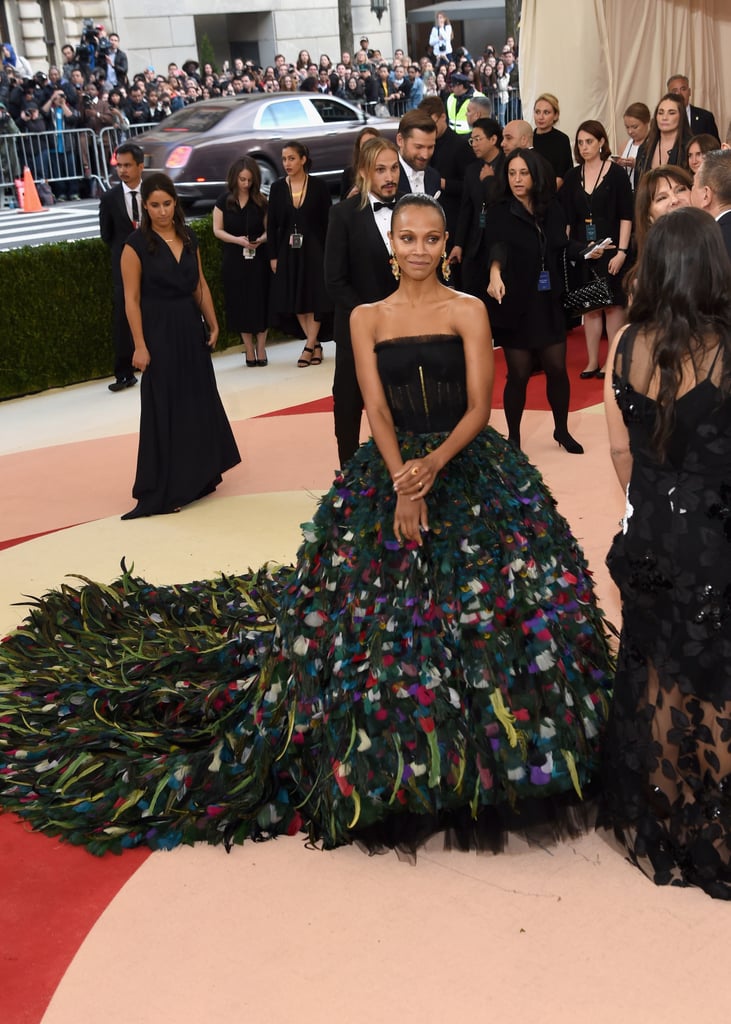Zoe Saldana and Marco Perego at Met Gala 2016