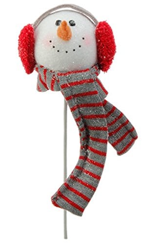 Give your snowman tree a bit more personality with this bundled up 4.5" Snowman Head With Ear Muff and Scarf of a Bendable Stick ($20). He's perfect for chilly locales.