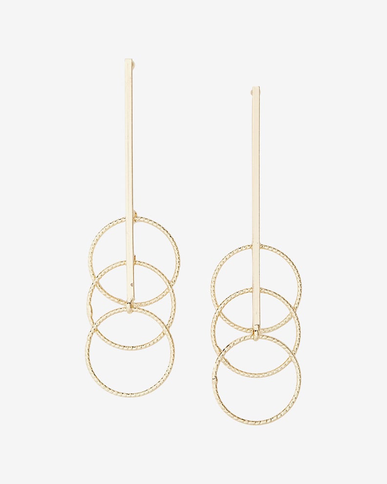 Express Triple Circle Drop Earrings