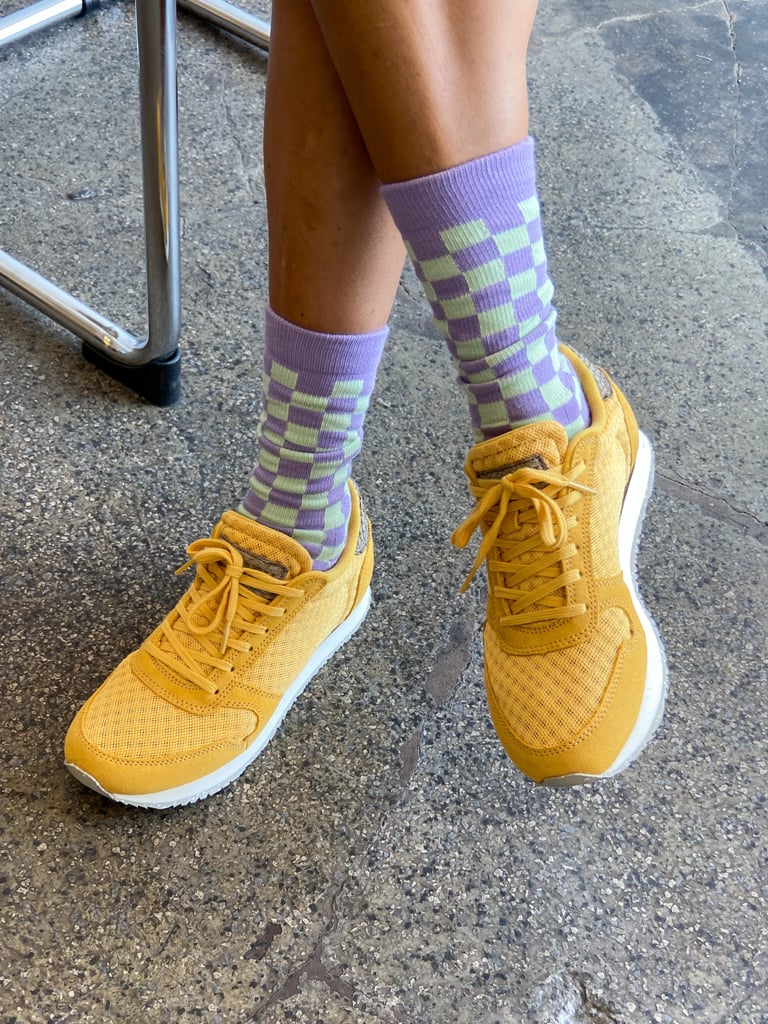 Woden Ydn Suede Mesh Sneaker in Golden Harvest