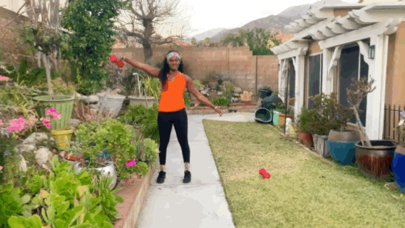 Side Lunge to Lateral Raise