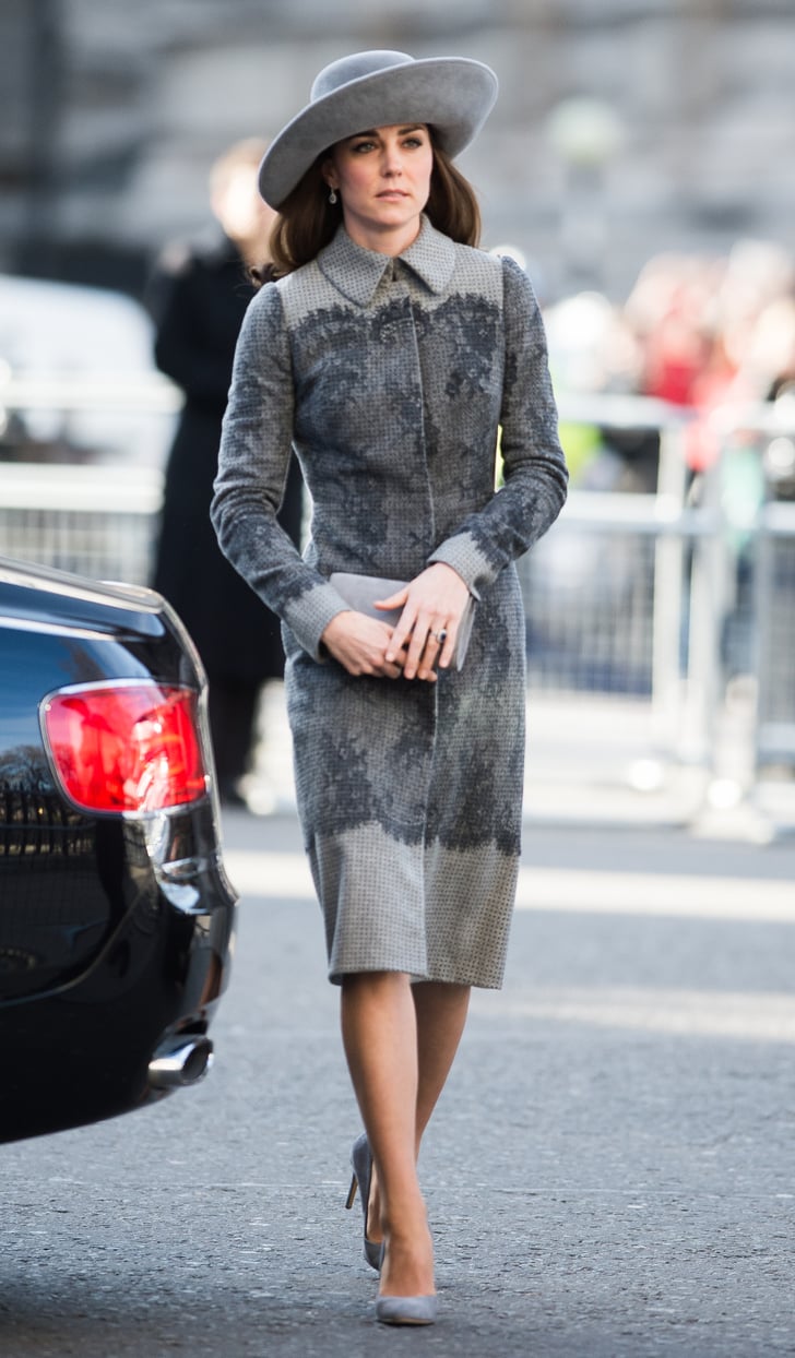 Gray on Gray How Kate Middleton Works a Color Palette POPSUGAR