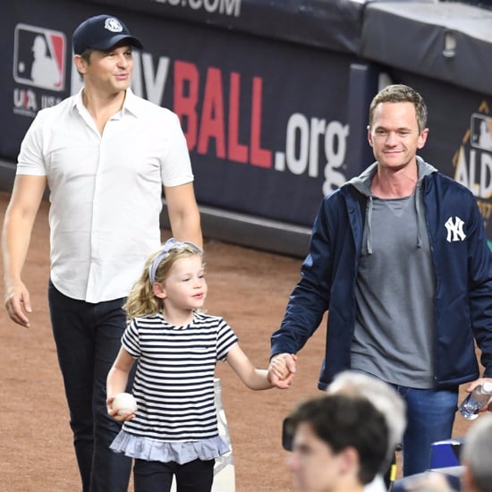 Neil Patrick Harris and His Family at NY Yankees Game 2017