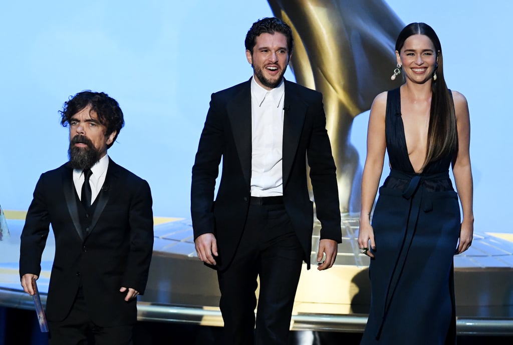 Kit Harington and Emilia Clarke Hug It Out at the Emmys