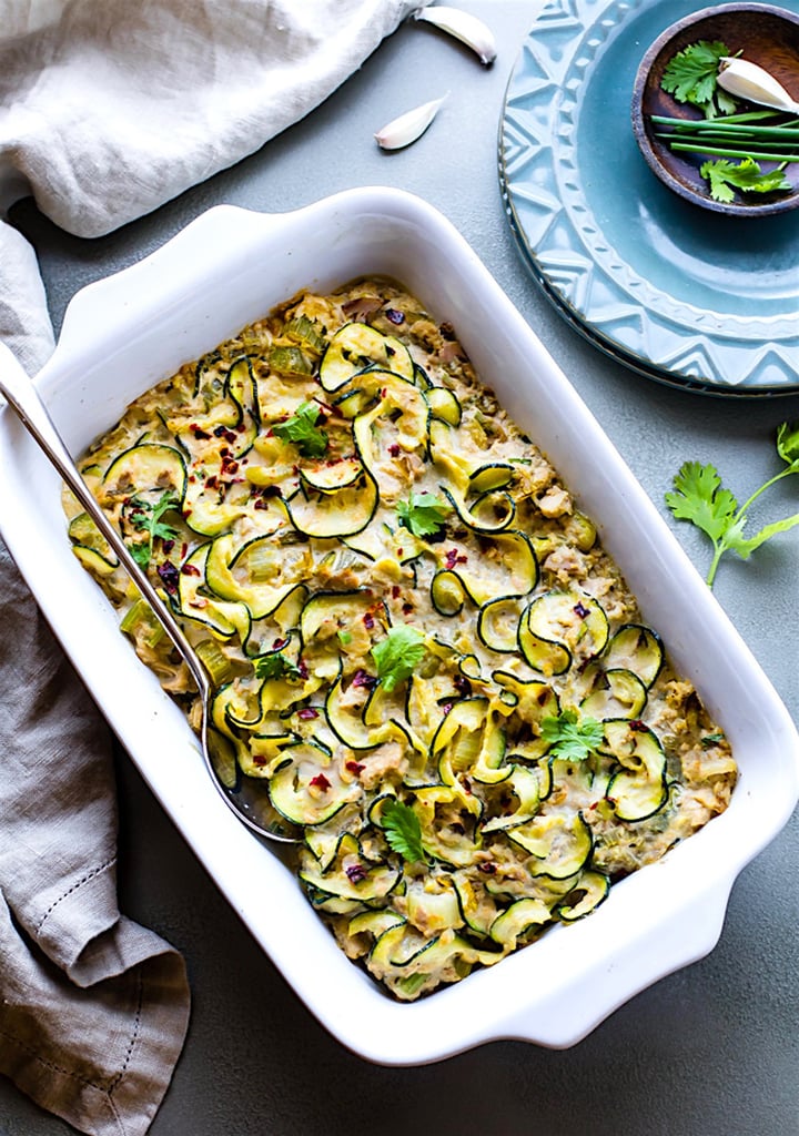 Tuna Green Chile Zoodle Casserole
