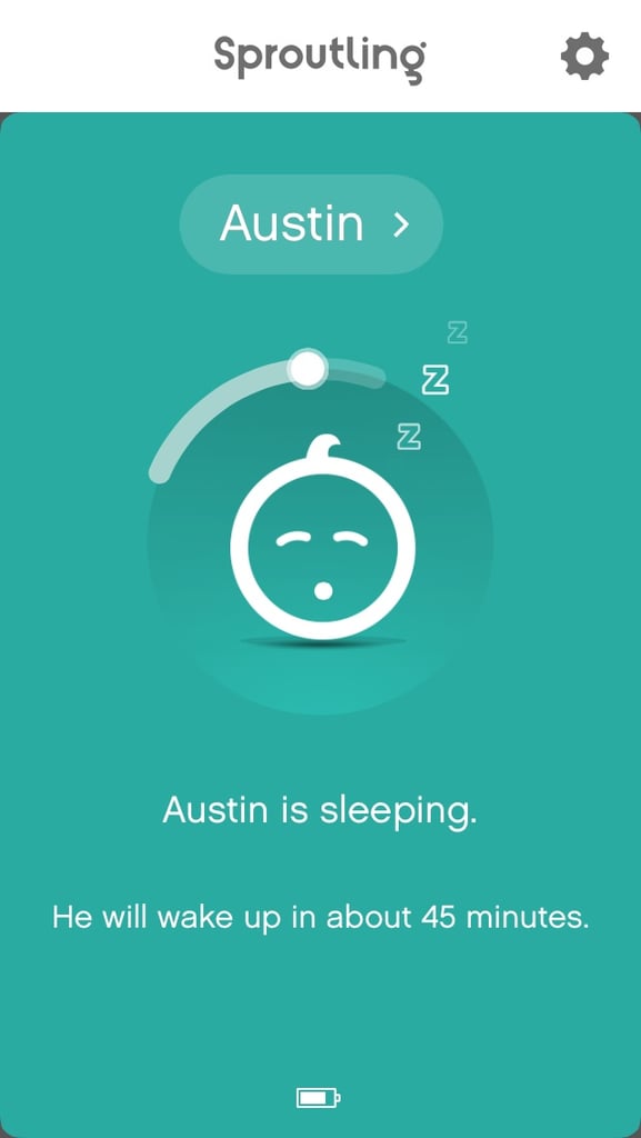 By looking at sleep patterns, the app can predict when baby will wake up.
Source: Sproutling