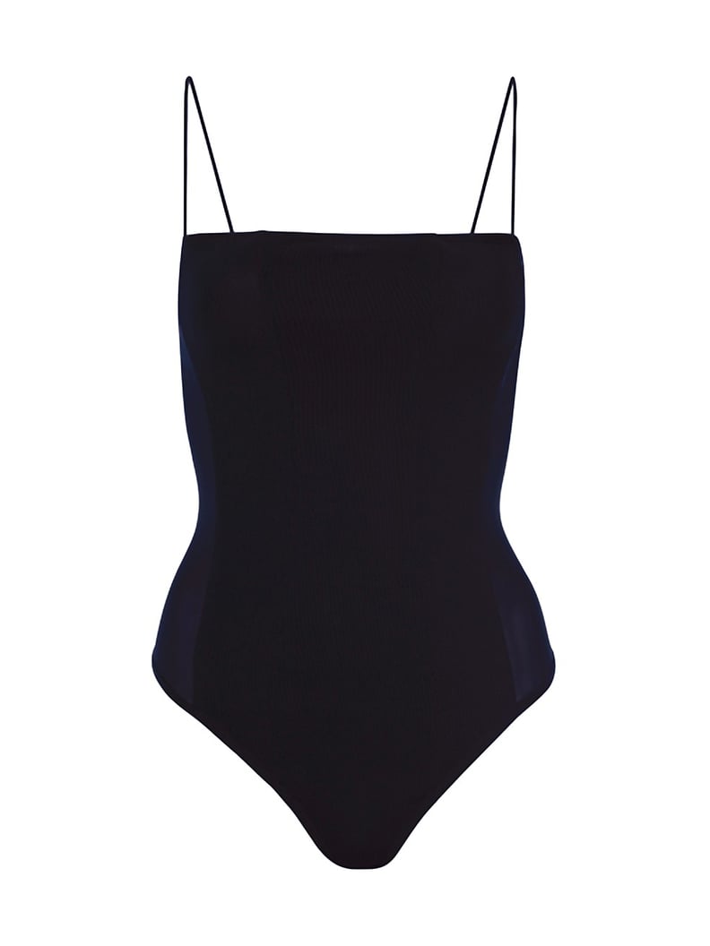 Good American Mesh Corset Bodysuit