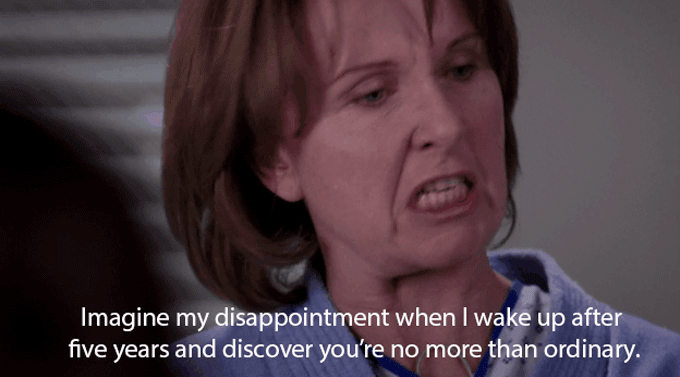 Kate Burton on Grey's Anatomy