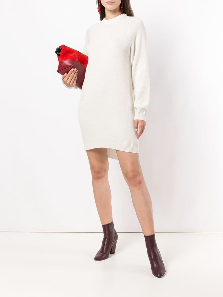 Theory Fine Knit Crewneck Sweater Dress Chrissy Teigen s Date