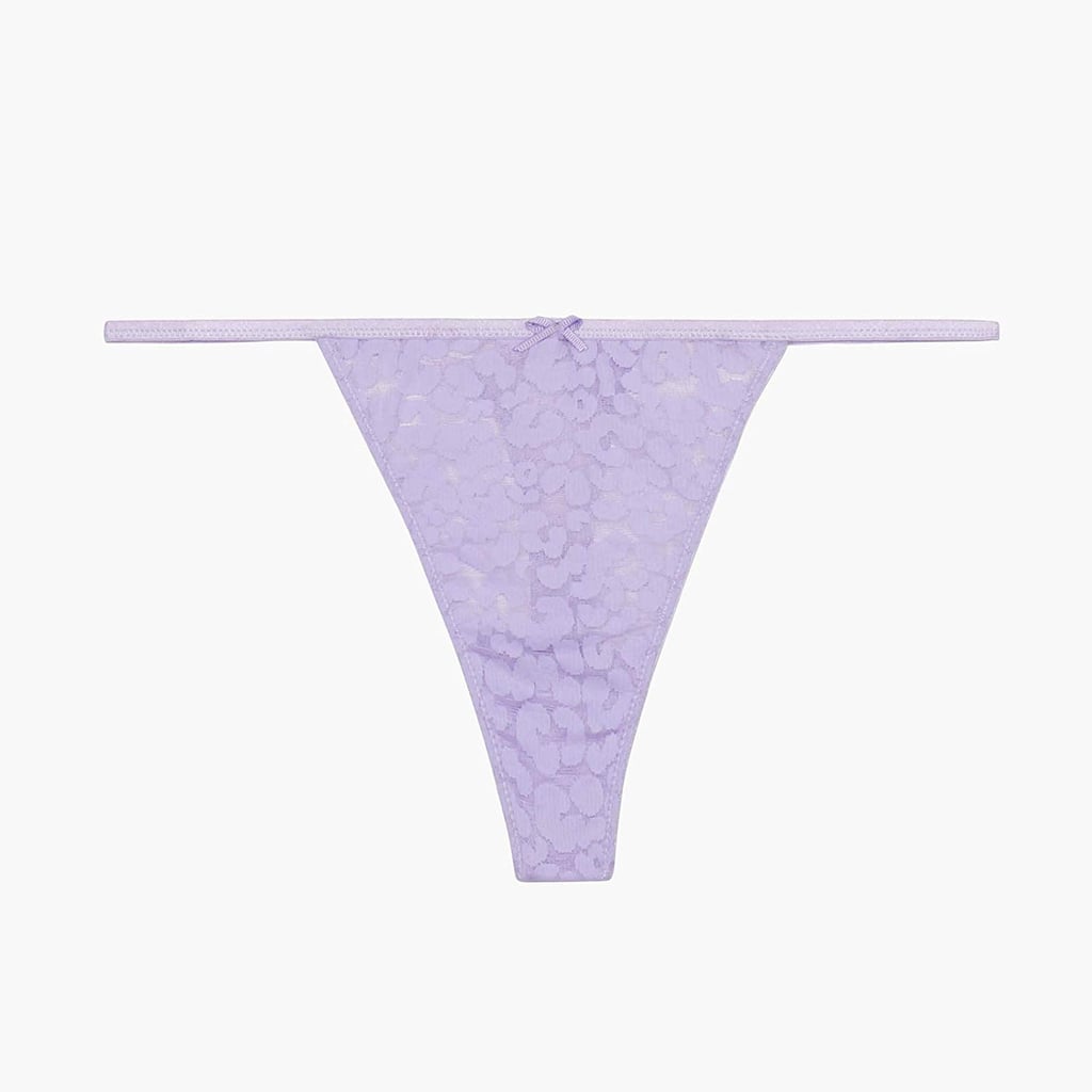 Savage X Fenty Women's Reg Leopard Lace Thong