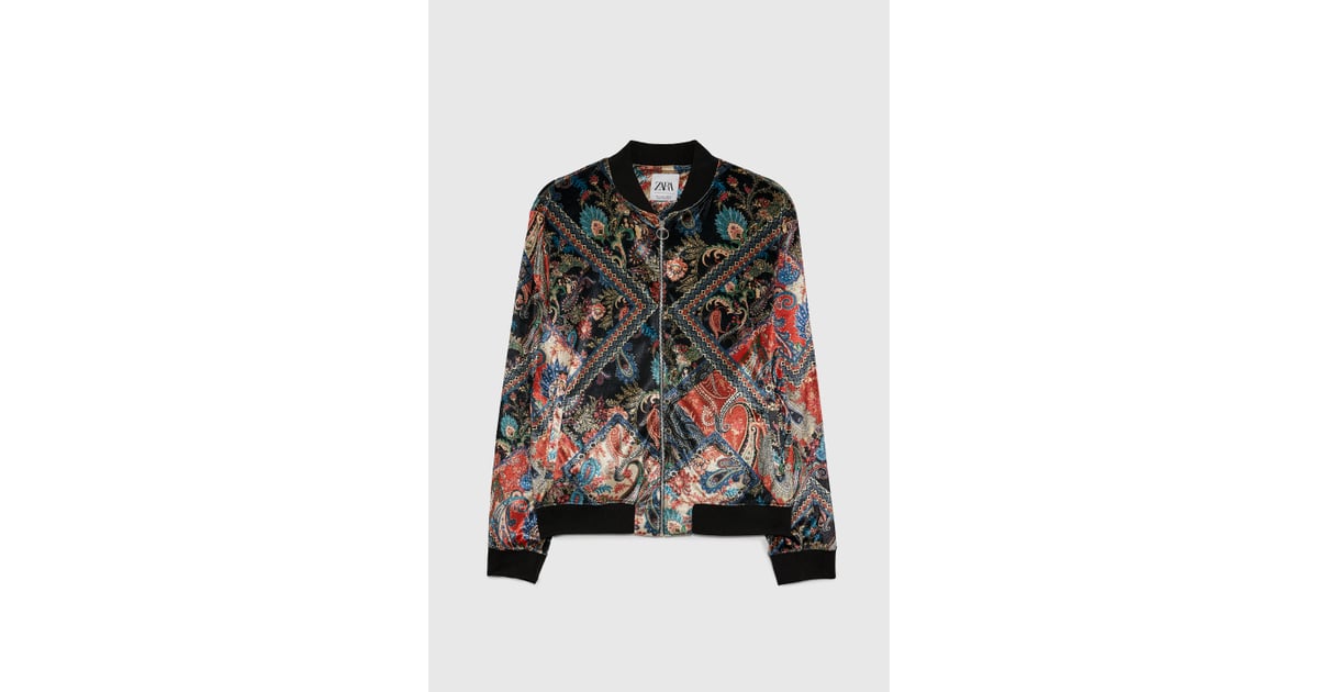Zara Patchwork Print Jacket | Zayn Malik With Gigi Hadid Wearing a ...