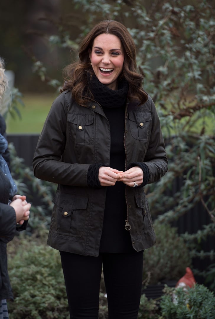 Kate Middleton Wearing Black Turtleneck Sweater