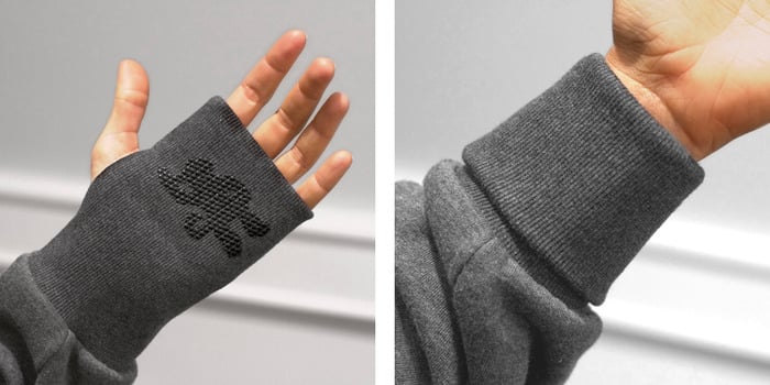 Slip-resistant drinking mitts
