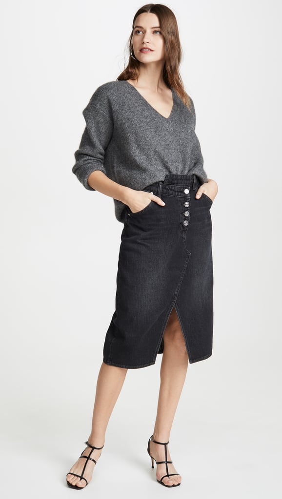 Denim Maxis and Midis: Current/Elliot The Cecilia Skirt