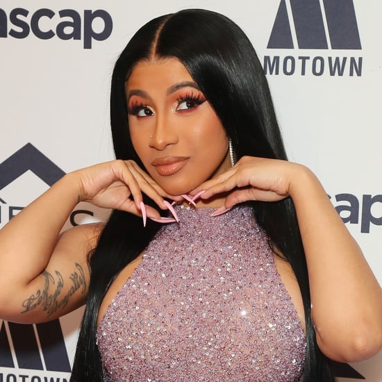 Cardi B Louis Vuitton Nail Art