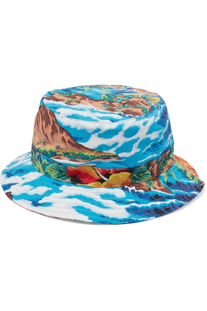 R13 Printed Cotton-Twill Bucket Hat