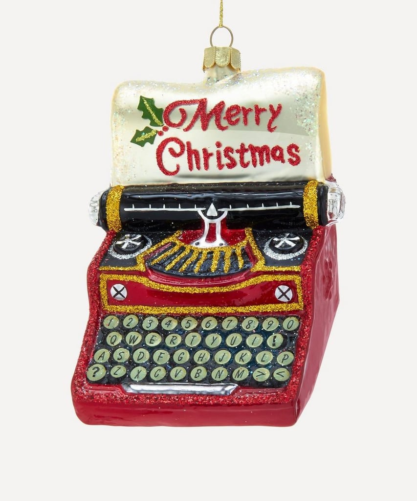 Liberty London Christmas Typewriter Decoration