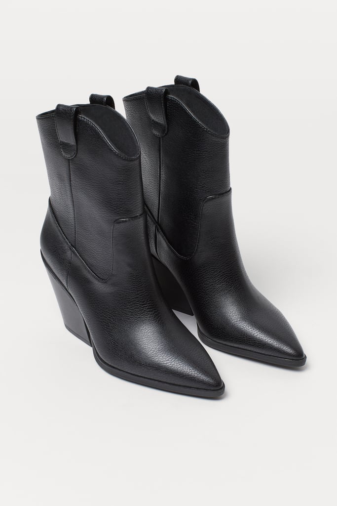 H&M Boots With Pointed Toes