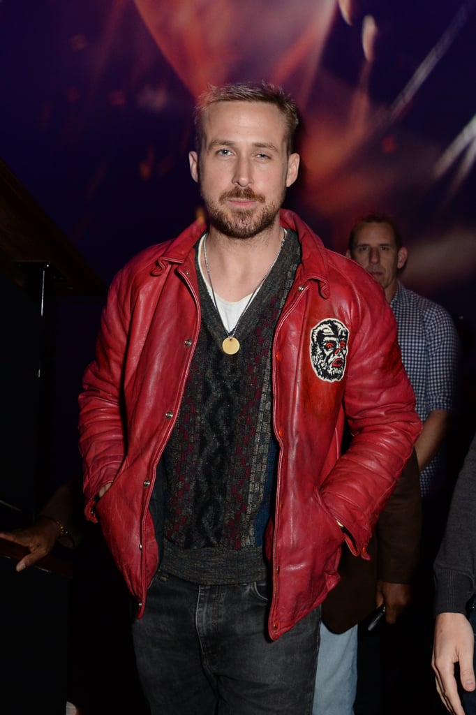 Ryan Gosling Promoting First Man Pictures