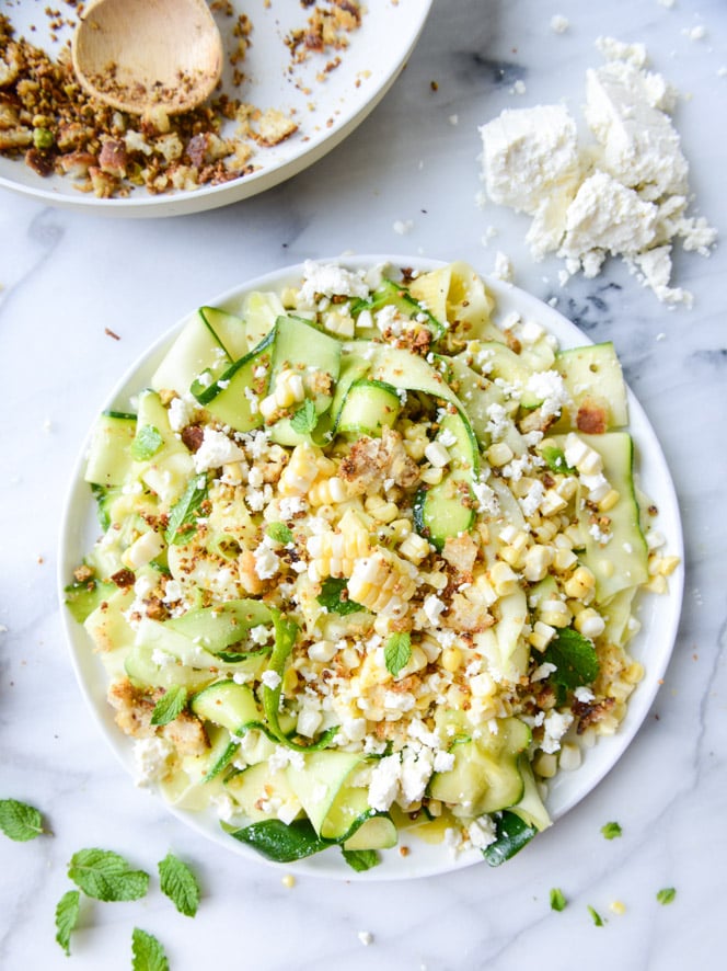 Zucchini Feta Salad