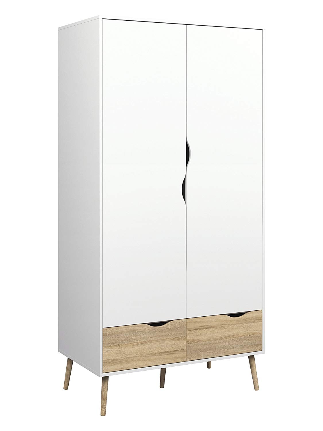 Atlin Designs 2 Drawer And 2 Door Wardrobe Small Closet These
