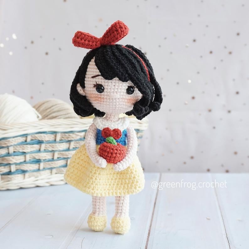 Disney Princess Doll Crochet Pattern — Snow White