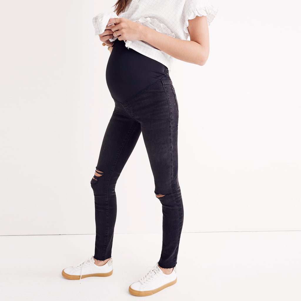 Madewell Maternity Jeans Review POPSUGAR Fashion