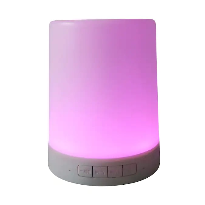 A Cool Light: Style Selections Wireless Bluetooth Speaker Lamp