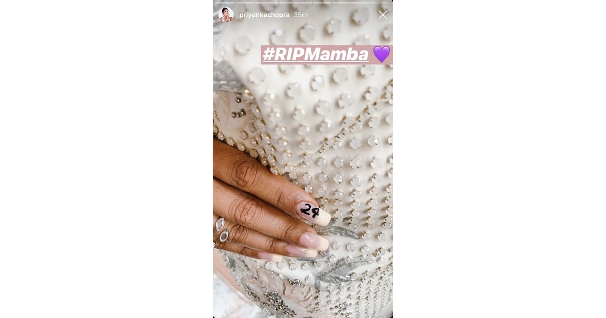 Priyanka Chopra's Nails Honoring Kobe Bryant at the 2020 Grammys See