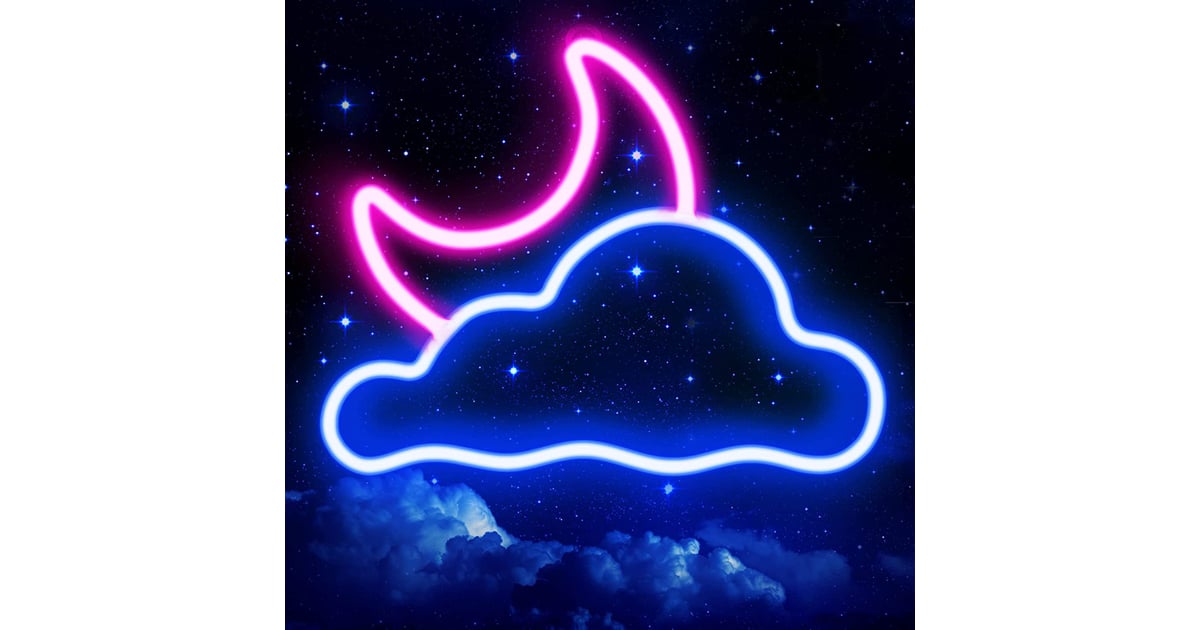 A Cute Playful Decor Moment Jtlmeen Cloud And Moon Led Neon Light Best New Products From