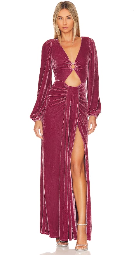 "Viva Magenta" Trend: Tularosa Olivier Gown