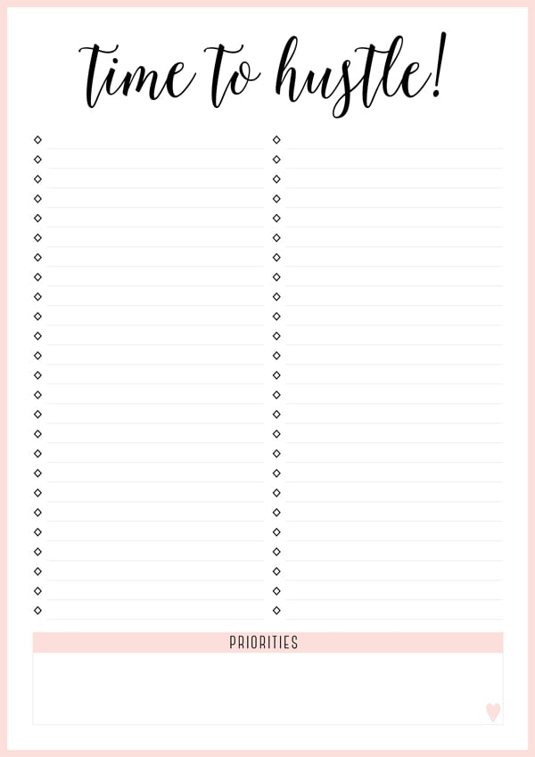 Free Printable To Do Lists Popsugar Australia Smart Living