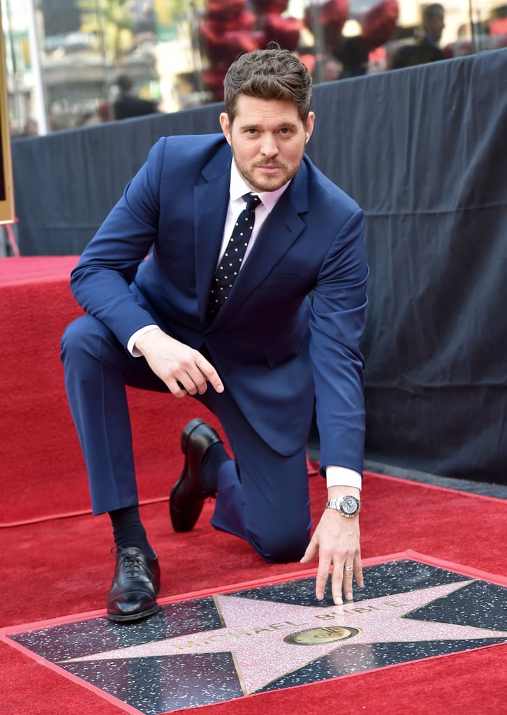 Michael Bublé at Hollywood Walk of Fame Ceremony 2018