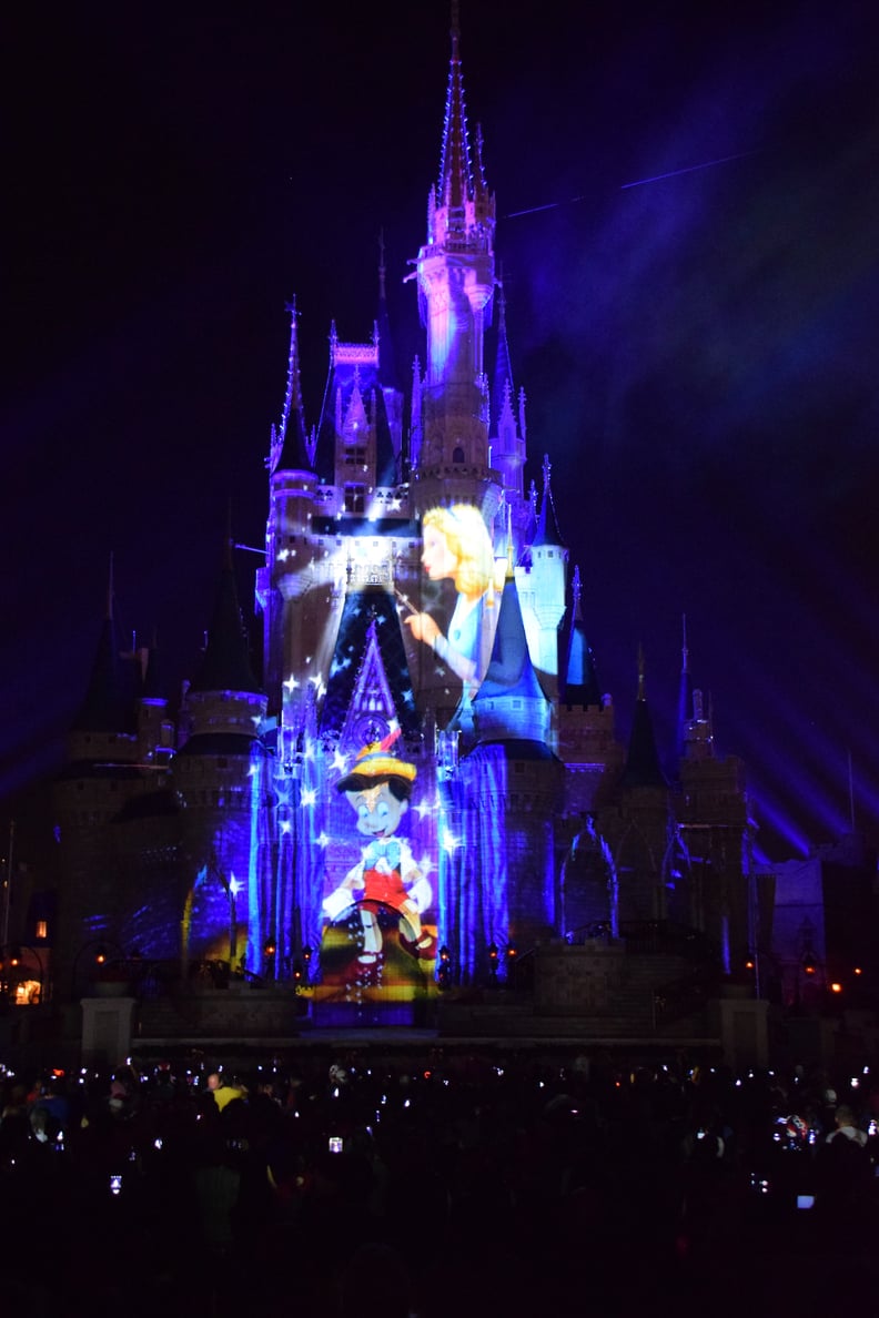 Mickey's Very Merry Christmas Party — "Once Upon a Time" Castle Projection Show