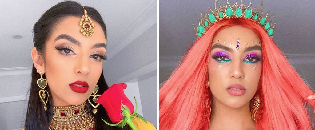 Rowi Singh Reimagines Disney Princess Makeup on Instagram