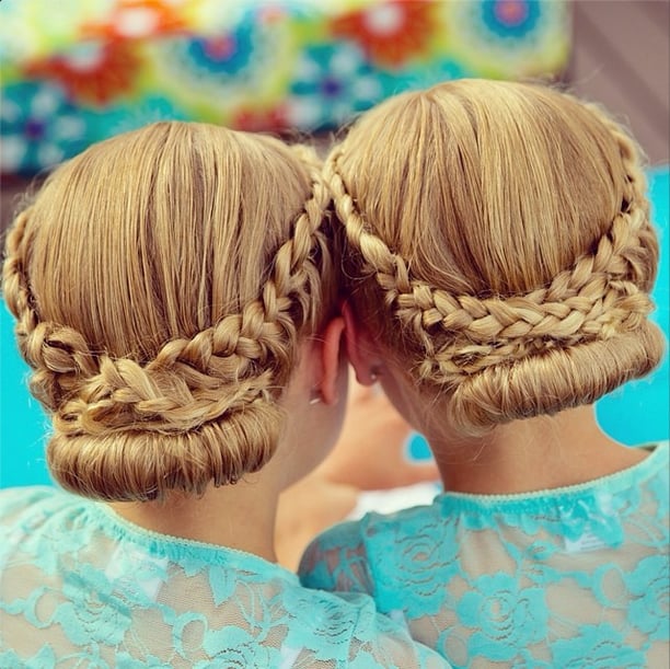 More Intricate Milkmaid Braids