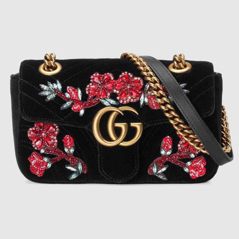 Gucci GG Marmont Embroidered Bag