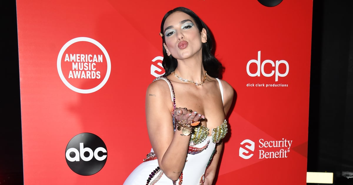 We’d Gladly Go Deep Sea Diving For the Versace Starfish Dress Dua Lipa Wore to the AMAs