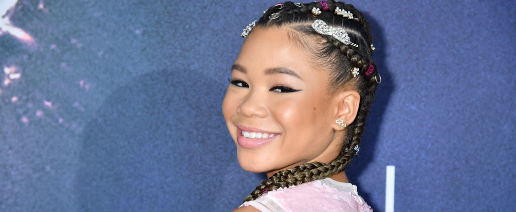 Storm Reid's All-White Bell Bottom Jeans From Free People